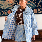 TWINKLE QUILTED JACKET - MATTRESS JACQUARD