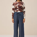 WAVE PANT - DENIM PATCHWORK