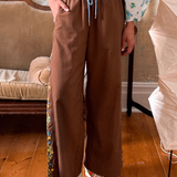 COLUMN PANT - TABLECLOTH FLORAL