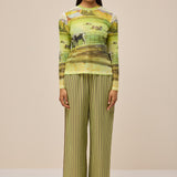 FIELD MESH TOP - GOLDEN FARM