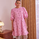 ROSSO DRESS - ROSES