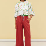 COLUMN PANT - TERRACOTTA