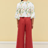 COLUMN PANT - TERRACOTTA