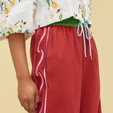 COLUMN PANT - TERRACOTTA