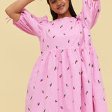 ROSSO DRESS - ROSES