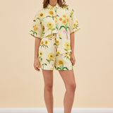 PATCHWORK SHORT - SUNFLOWER