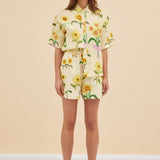 PATCHWORK SHORT - SUNFLOWER