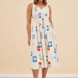 POPPY DRESS - FLORAL PATCHES