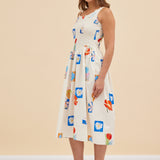 POPPY DRESS - FLORAL PATCHES
