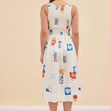 POPPY DRESS - FLORAL PATCHES