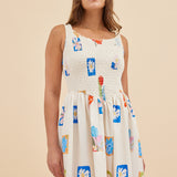 POPPY DRESS - FLORAL PATCHES