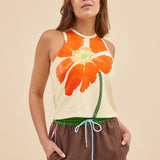 JERSEY TANK - POPPY