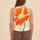 JERSEY TANK - POPPY