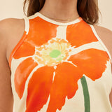 JERSEY TANK - POPPY