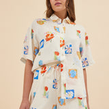 PATCHWORK SHORT - FLORAL PATCHES