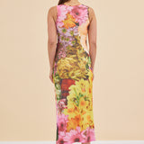 LILY MESH DRESS - FLOWER SHOP