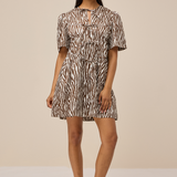 ALICE MINI DRESS - ZEBRA