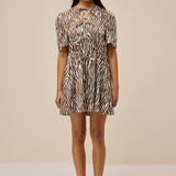 ALICE MINI DRESS - ZEBRA