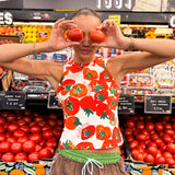 JERSEY TANK - TOMATO