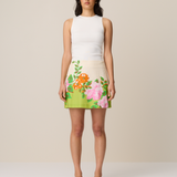 MARGO MINI SKIRT - TABLECLOTH