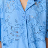VALLETTA SHIRT - CERULEAN LACE