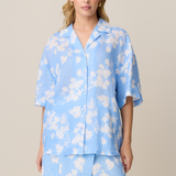 VALLETTA SHIRT - WALLPAPER CORNFLOWER