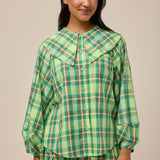 LULLABY BLOUSE - PICNIC PLAID