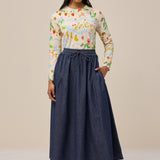 MATILDA SKIRT - DENIM