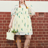 ROSSO REVERSIBLE DRESS - TULIP JACQUARD