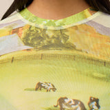 FIELD MESH TOP - GOLDEN FARM