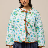 REVERSIBLE QUILTED JACKET - STORY BOOK/CHINTZ