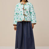 REVERSIBLE QUILTED JACKET - STORY BOOK/CHINTZ