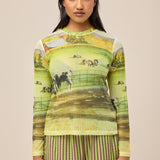 FIELD MESH TOP - GOLDEN FARM
