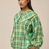 LULLABY BLOUSE - PICNIC PLAID