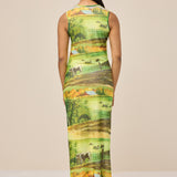 LILY MESH DRESS - GOLDEN FARM