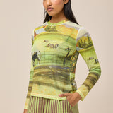 FIELD MESH TOP - GOLDEN FARM