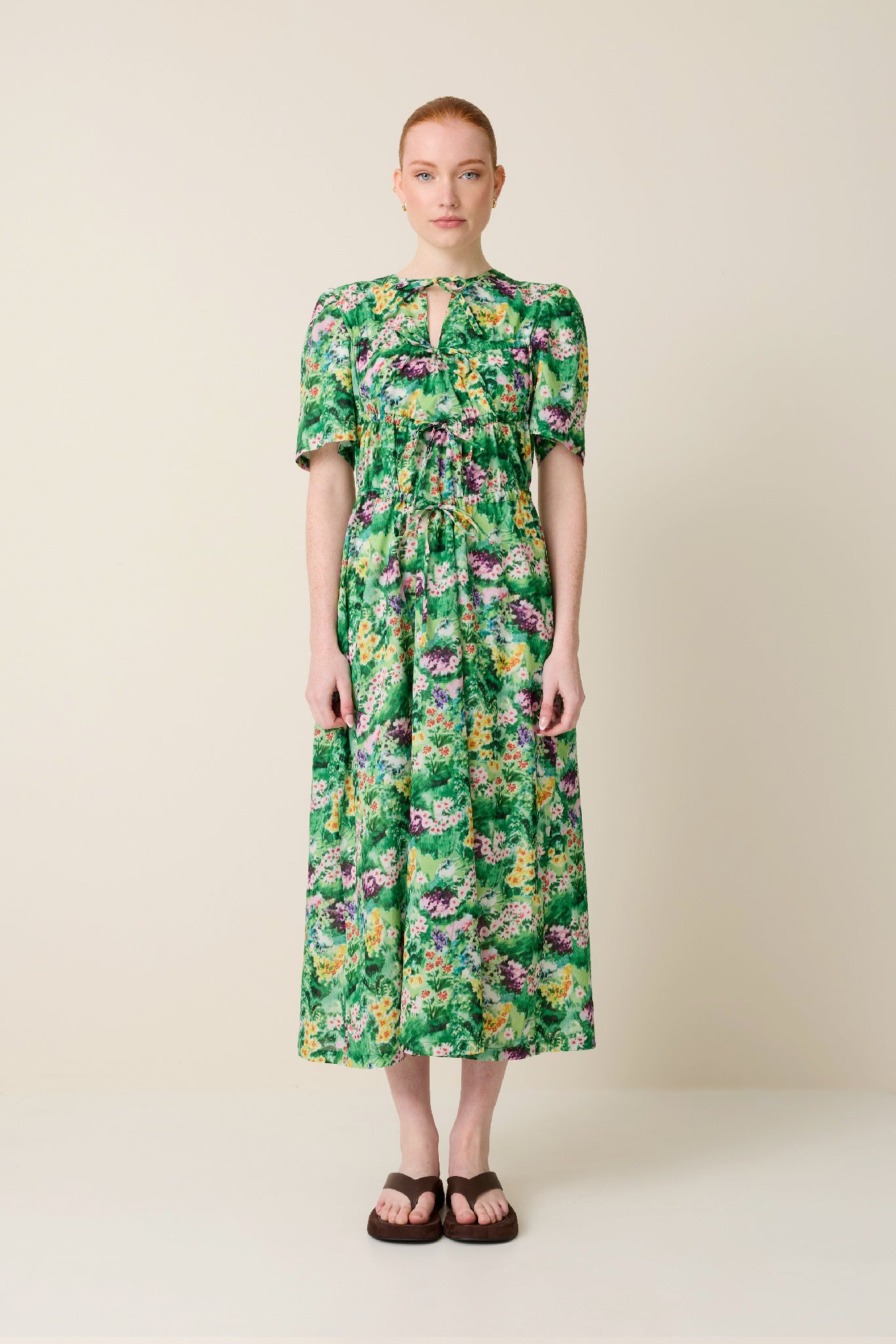 midi alice dress print Alice Floral Halter Midi Dress