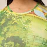LILY MESH DRESS - GOLDEN FARM