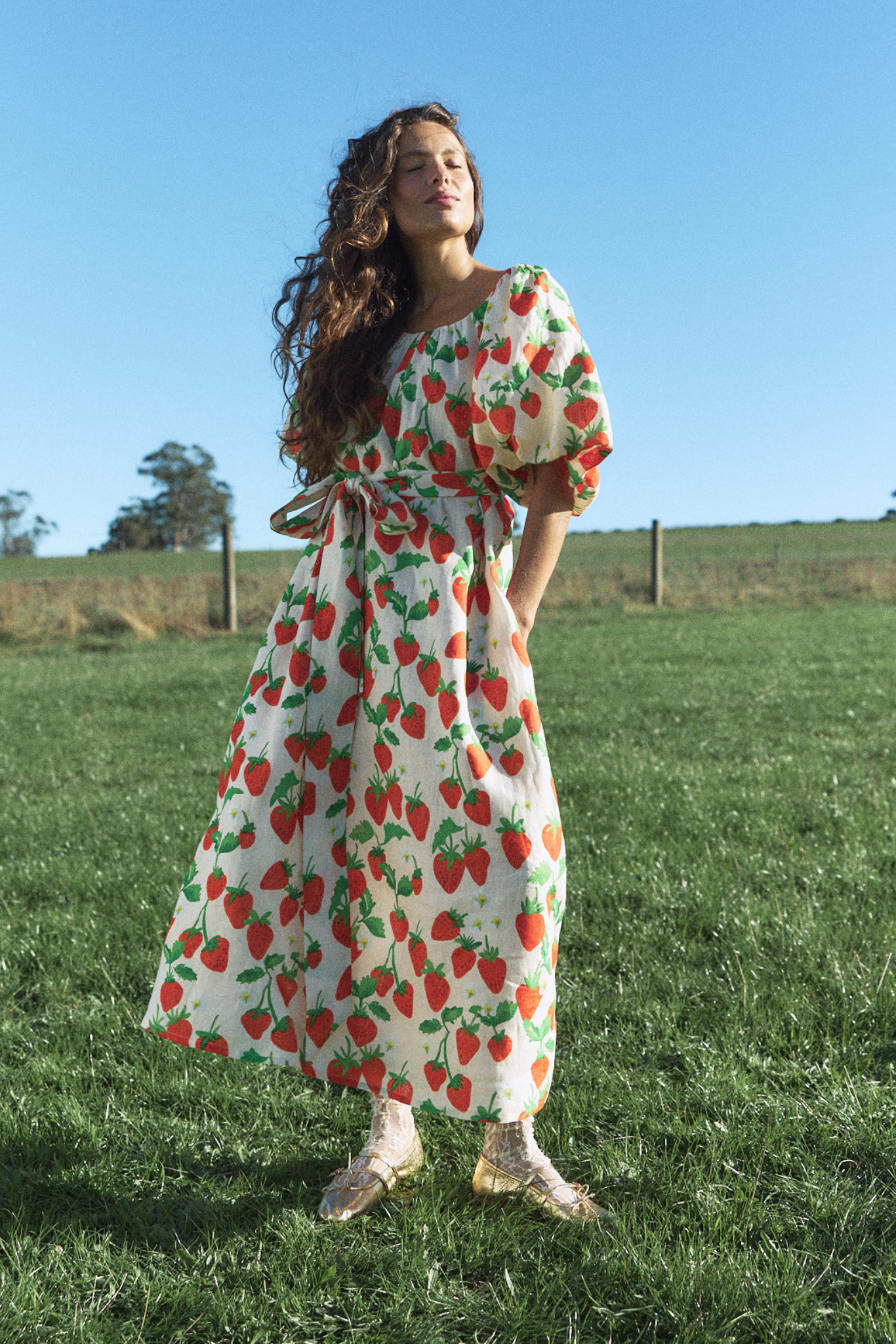 Petrina Dress - Strawberry Variety Hour Studio Petrina Dress - Strawberry Variety Hour Studio