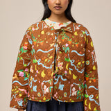 REVERSIBLE QUILTED JACKET - STORY BOOK/CHINTZ