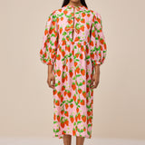 SUKI DRESS - STRAWBERRY PINK