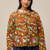 REVERSIBLE QUILTED JACKET - STORY BOOK/CHINTZ