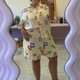 PATCHWORK SHORT - FLORAL PATCHES