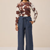 WAVE PANT - DENIM PATCHWORK