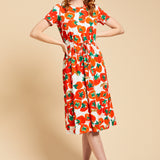 DUNES DRESS - TOMATO