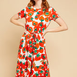 DUNES DRESS - TOMATO