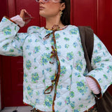 REVERSIBLE QUILTED JACKET - STORY BOOK/CHINTZ
