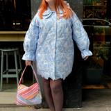 TWINKLE QUILTED JACKET - MATTRESS JACQUARD