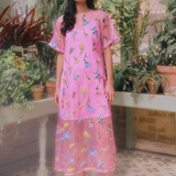 HEIRLOOM SILK ORGANZA DRESS - BLOSSOM EMBROIDERY (PRE SALE)