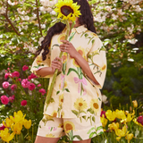 PATCHWORK SHORT - SUNFLOWER